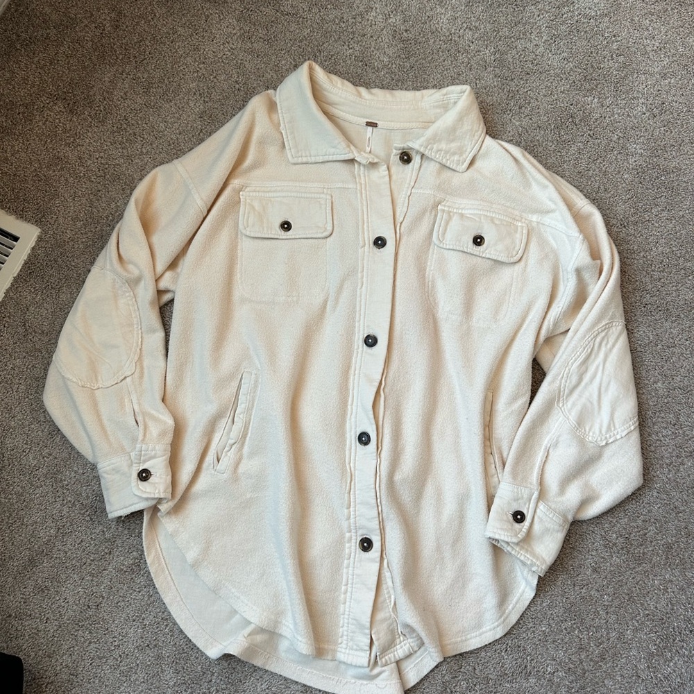 Free People We the Free Ruby Fleece Shirt Jacket